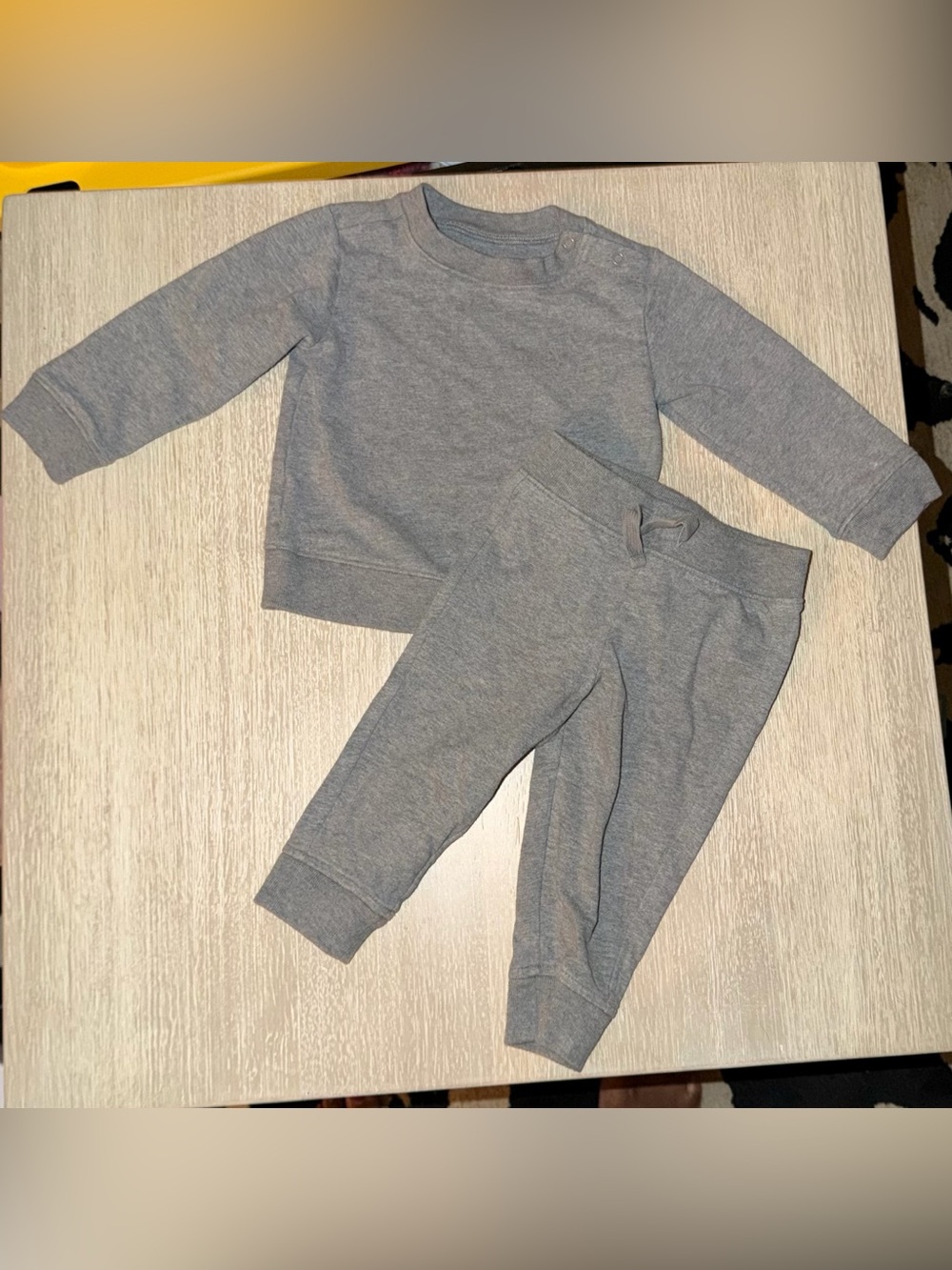 Primary Jogger Set- Grey- size 6-12 months